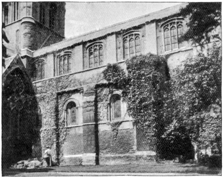 THE CHOIR, FROM THE OLD CEMETERY.