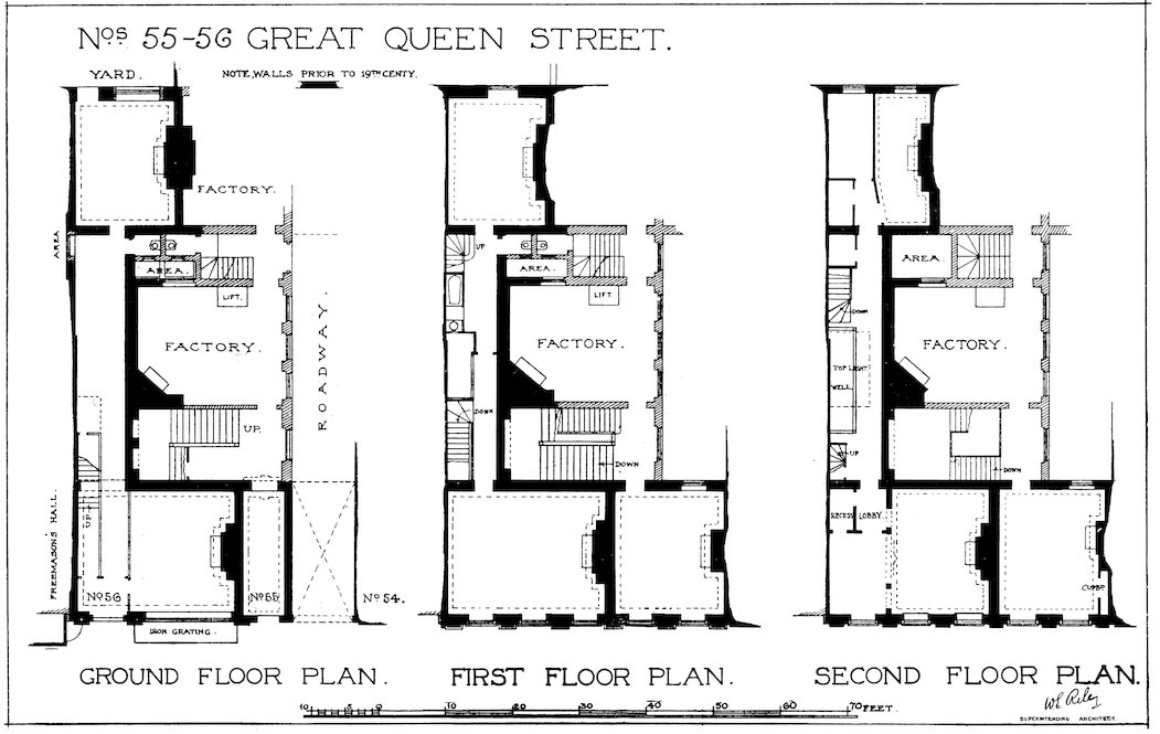 N<sup>os</sup>. 55–56 GREAT QUEEN STREET.