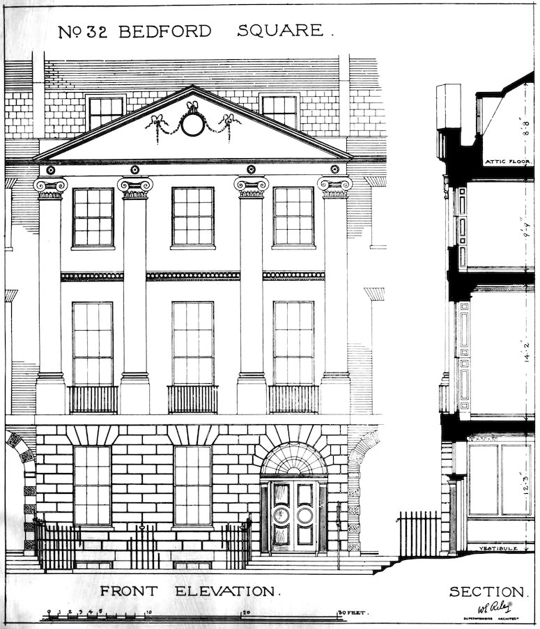 N<sup>o</sup>. 32 BEDFORD SQUARE.